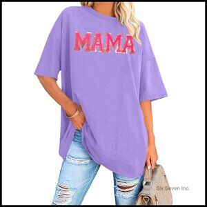 Oversized Patriotic T-Shirt Retro Vintage USA Flag Print Casual Summer Top